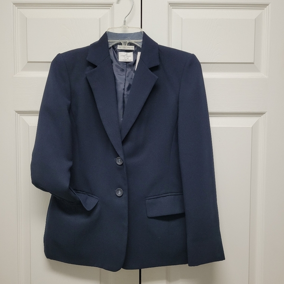 Navy Emma James Suit Blazer Jacket - Picture 4 of 8